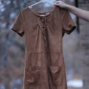 Hollister Brown dress